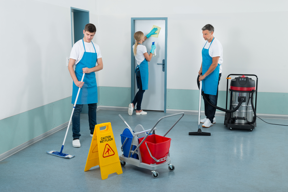 Janitorial Closet, Houston Cleaning Supplies and Laundry Service, Wilkins Linens, Texas