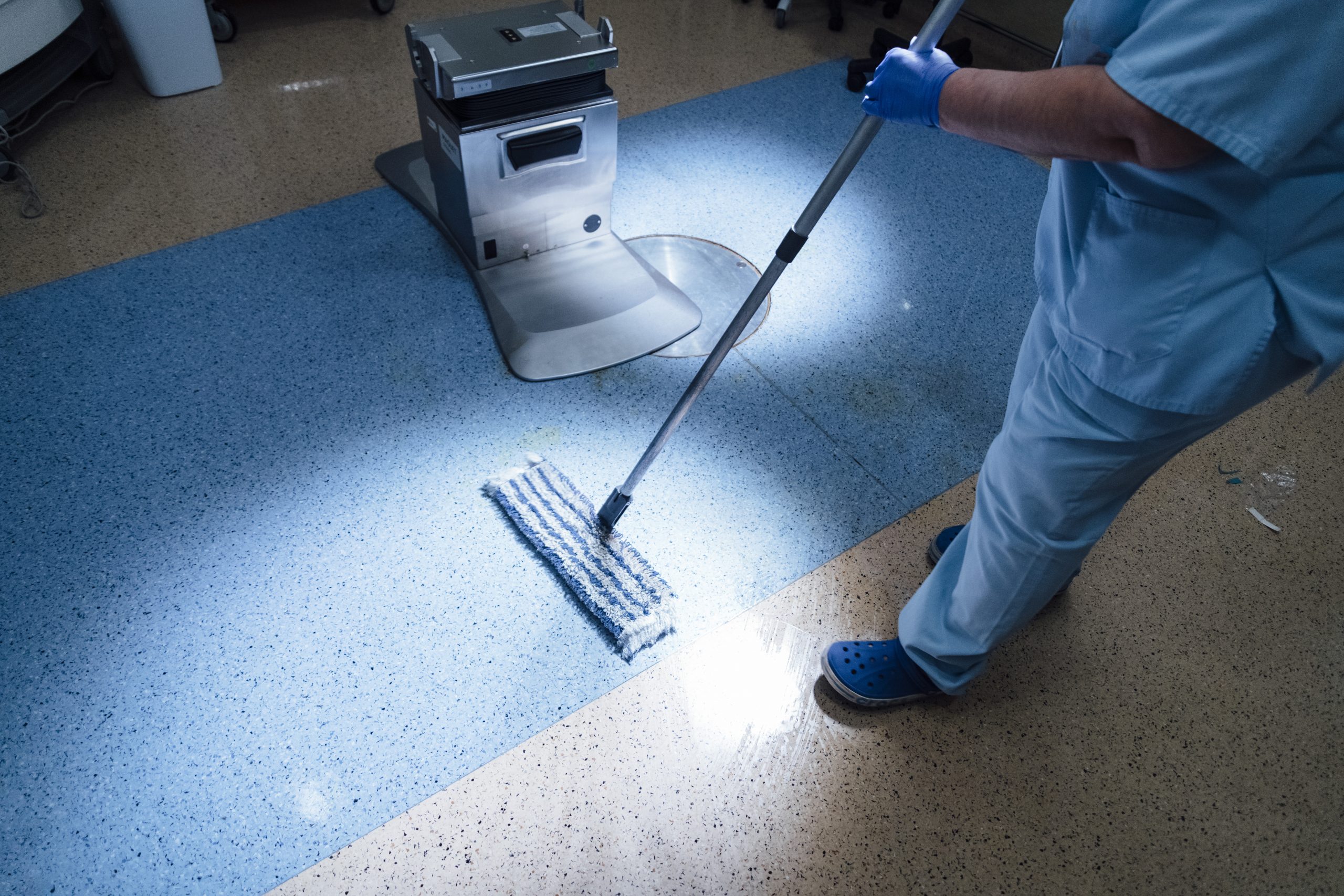 Microfiber Flat Mops Healthcare Facility Service Wilkins